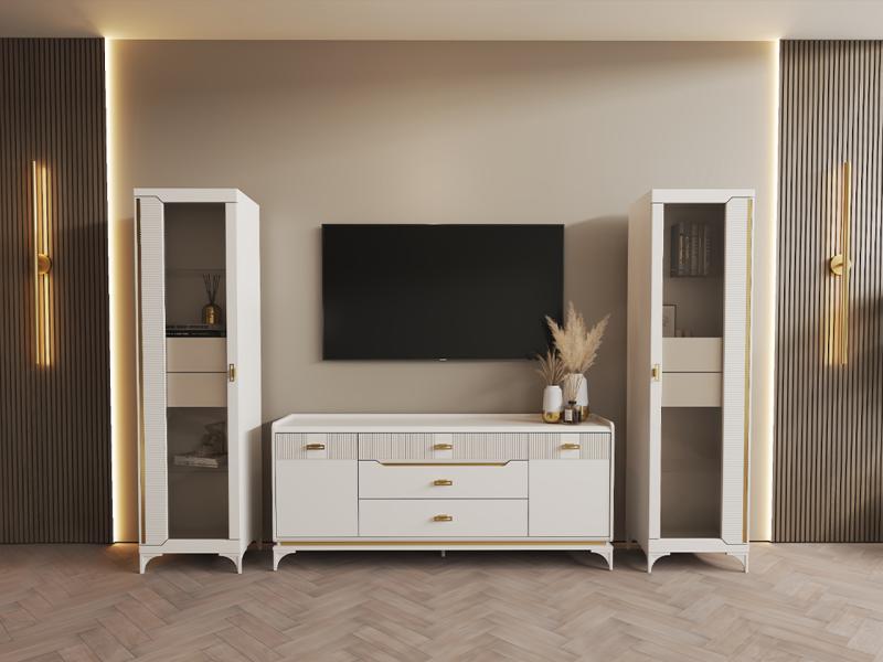 Гостиная «Сиде» – в белом цвете