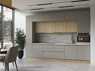 Кухня Женева Серый камень Кухня Женева Серый камень